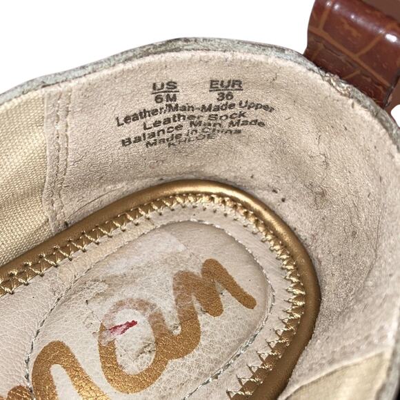 Sam Edelman Khloe Espadrille Cheetah\Animal Print Casual sz 6 Calf Hair Loafers - Picture 5 of 8